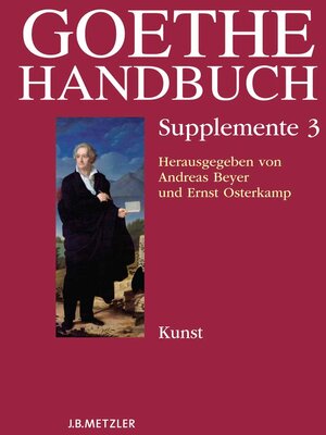 cover image of Goethe-Handbuch Supplemente